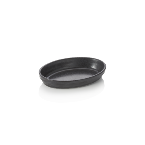 Backform, 24 x 15 x 4,5 cm, schwarz, Porzellan - 4890024 - 4890024