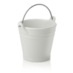 Tischrestebehälter, 450 ml, Ø 10,5 cm, Porzellan, Edelstahl - 4914010 - 4914010