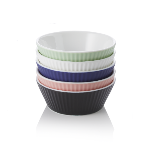 Ragout Fin Mix Set, Ø 9 cm, 200 ml, 5-farbiges Set, Porzellan - 4917590 - 4917590