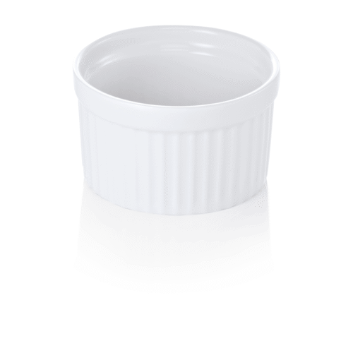 Ragout Fin Set, Ø 7 cm, 85 ml, weiß, Set á 12 Stück, Porzellan - 4918070 - 4918070