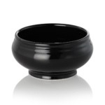 Terrine, 0,5 ltr, Ø 12,5 cm, schwarz glänzend, Porzellan - 4979150 - 4979150