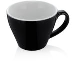 Espresso doppio Set ITALIA BLACK, 180 ml, Ø 8,5 cm, Set á 6 Stück, Porzellan - 4998018 - 4998018