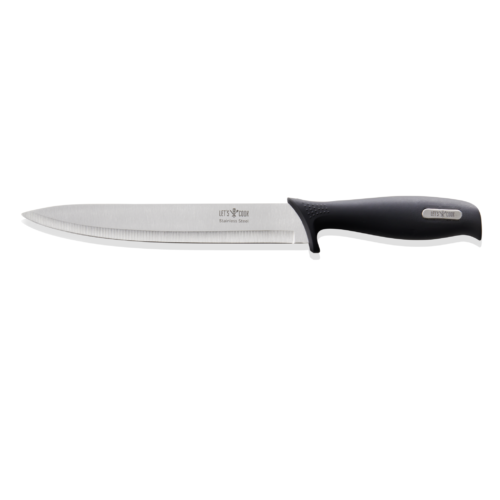Tranchiermesser LET´S COOK Knife, 31,5 cm, Edelstahl, Gummi - 6831198 - 6831198