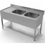 700 Spültisch Grundboden 2 Rechts 1600 Combisteel 7333.0855