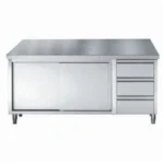 700 arbeitstisch schiebetüren schubladen 2000 Combisteel 7452.0910