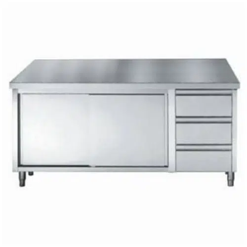 700 arbeitstisch schiebetüren schubladen 2000 Combisteel 7452.0910 700 arbeitstisch schiebetüren schubladen 2000 Combisteel 7452.0910