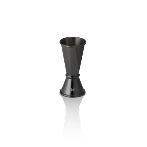 Jigger Japanese Style NOCTURN, 2/4 cl, Ø 4,5 cm, Höhe 9 cm, gun metal, Chromnickelstahl 18/8 - 8310000 - 8310000