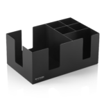 Bar Caddy NOCTURN, 24,5 x 15,5 x 10,5 cm, schwarz matt, Chromnickelstahl - 8328000 - 8328000