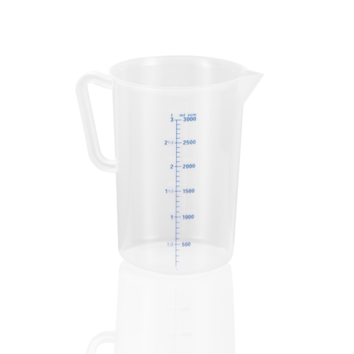 Messbecher, Ø 16,2 cm, 3 ltr., mit 100 ml Skalierung, Polypropylen - 9306300 - 9306300