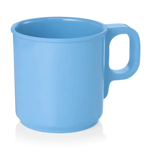 Becher Set, 250 ml, blau, Set á 12 Stück, Melamin - 9366027 - 9366027