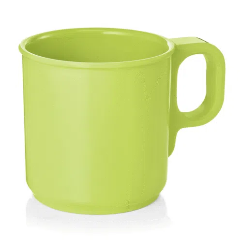 Becher Set, 250 ml, grün, Set á 12 Stück, Melamin - 9366028 - 9366028