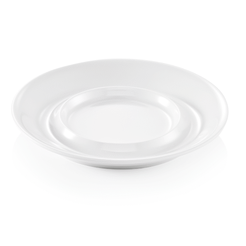 Untertasse Set, für 9366 und 9367, Ø 14 cm, weiß, Set á 12 Stück, Melamin - 9368145 - 9368145