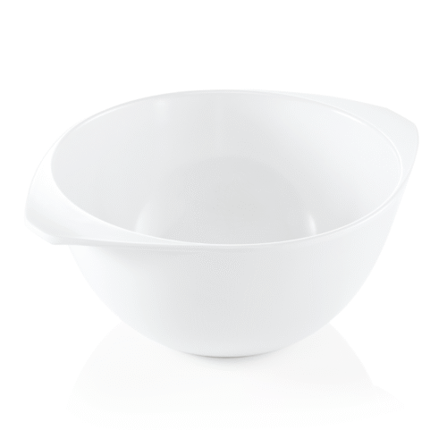 Schale mit Lappengriffen Set, 0,4 ltr, Ø 12 cm, 400 ml, Set á 6 Stück, Melamin - 9369040 - 9369040