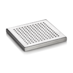 Abtropfblech, 15,3 x 15,3 x 1,5 cm, Chromnickelstahl - 9988015 - 9988015