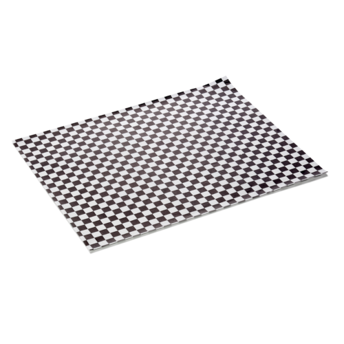 Burgerpapier Schwarz Weiss Set WRAP & GO, 28 x 34, Set á 1000 Stück, Fettpapier - 9995234 - 9995234