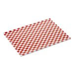 Burgerpapier Rot Weiss Set WRAP & GO, 25 x 20, Set á 1000 Stück, Fettpapier - 9995325 - 9995325