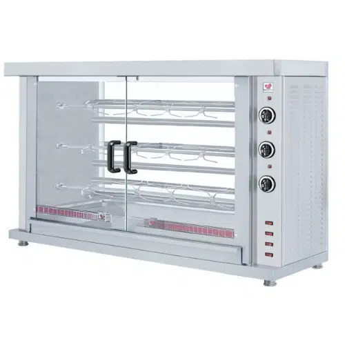 Combisteel Hähnchengrill Elektro 3 Spießen - B1320xT460xH855mm - 7472.0035 - 7472.0035