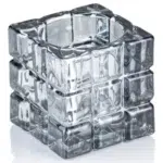 Cube Smoke Grey YUYU - 6,5 x 6,5 x 6,5 cm - Glas - 4115106