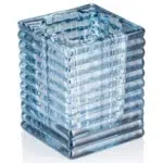 Cube Steel Blue YUYU - 7,5 x 7,5 x 9,5 cm - Glas - 4114007 - 4114007
