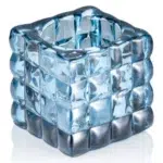 Cube Steel Blue YUYU - 8 x 8 x 8 cm - Glas - 4113008 - 4113008