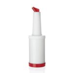 Dosier- und Vorratsflasche SPEED BOTTLE - 0.85 ltr. - Rot - Ø 9 cm - Polypropylen - 9994003 - 9994003