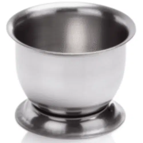 Eierbecher Set - ohne Loch - 4 cm - Set á 6 Stück - Chromnickelstahl - 1421000 - 1421000