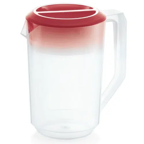 Kanne mit rotem Deckel - 1,8 ltr. - Skalierung 100 ml - Polypropylen - 9306182 - 9306182 Kanne mit rotem Deckel - 1,8 ltr. - Skalierung 100 ml - Polypropylen - 9306182 - 9306182