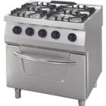 Maxima Gastro Herd - Gas inkl. Elektroofen - 4 Brenner - Doppeleinheit - 36 kW - B800xT700xH850mm - 09396015 - 09396015