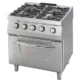Maxima Gastroherd Gas inkl. Ofen - 4 Brenner - 37 kW – B800xT700xH850mm - 09396113 - 09396113