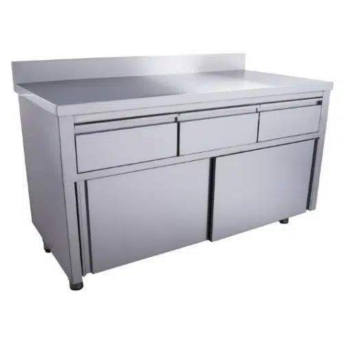 Schiebetürenschrank 4 Schubladen -1400x700mm - Saro 700-2310