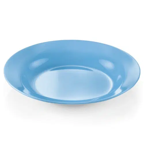 Teller Set - tief - Ø 20 cm - blau - Set á 12 Stück - Melamin - 9361202 - 9361202
