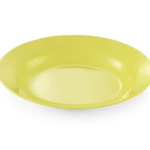 Teller Set - tief - Ø 20 cm - gelb - Set á 12 Stück - Melamin - 9361204 - 9361204