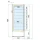 Tiefkühlschrank glastür marin statischer | Combisteel 7295.0070 - 7295.0070