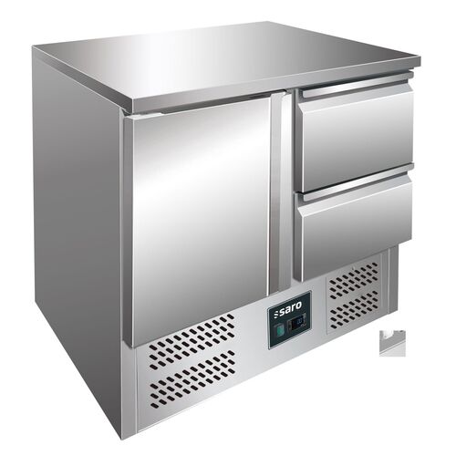 Saro Gastro Kühltisch Tür+Schubladen - VIVIA S901 S/STOP 2x 1/2GN - 323-10062