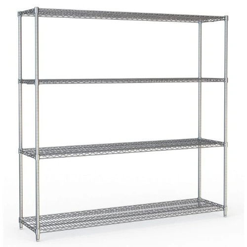 Combisteel Wandbretter 4 levels 1800 schwarz Selbstmontage - 7530.0040 - 7530.0040