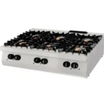 Gas Gastro Kochfeld - 6 Brenner - Dreifache Einheit - 90 cm Tief - Maxima 09398519