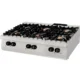 Gas Gastro Kochfeld - 6 Brenner - Dreifache Einheit - 90 cm Tief - Maxima 09398519