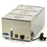 Gastro Bain Marie - mit Wasserhahn - inkl. 3 x 1/3 GN Set - Elektrisch | Maxima | 09300011 - 09300011