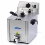 Gastro Fritteuse 8 liter - 1 Korb - mit Ablasshahn | Maxima 09300415