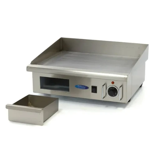 Gastro Grillplatte - Glatt - 55 cm - inkl. Tropfschale - Maxima 09300065