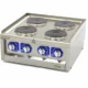 Gastro Kochfeld - 4 Brenner - Doppeleinheit - 60 cm Tief - 400 V Maxima 09391530