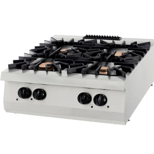 Gastro Kochfeld - 4 Brenner - Doppeleinheit - 90 cm Tief - 40 kW - Gas - Maxima 09398517