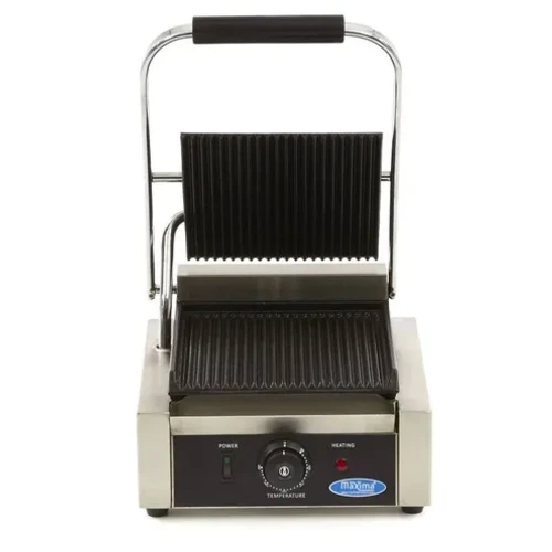Gastro Kontaktgrill - Gerillt - Einzelgrillplatte - 22 cm - Maxima 09300430