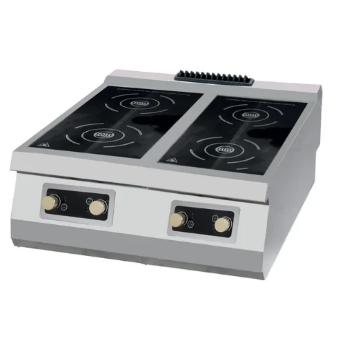 Gastro Premium Induktionskochfeld - 4 Brenner - Doppeleinheit - 90 cm Tief - Elektrisch - Maxima 09398556