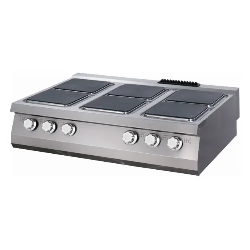 Maxima Gastro Heavy Duty Elektrisch Kochfeld - 2 Brenner - Einzeleinheit - 70 cm Tief - 09395001