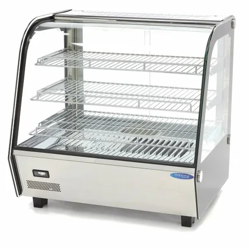 Gastro Wärmevitrine - 120 liter - 67.8 cm - 3 Regale - Maxima 09400846