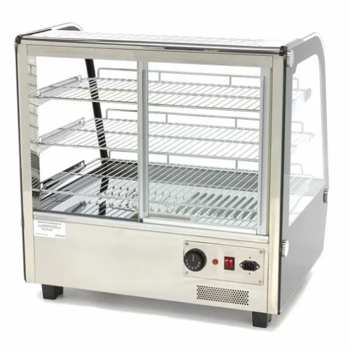 Gastro Wärmevitrine - 120 liter - 67.8 cm - 3 Regale - Maxima 09400846