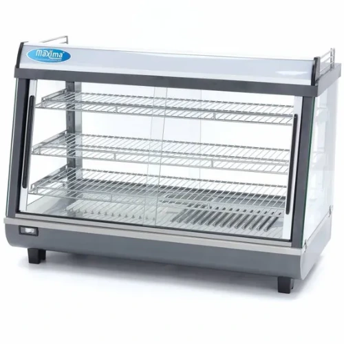 Gastro Wärmevitrine - 136 l - 91,5 cm - 3 Regale Maxima 09400790