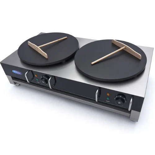 Maxima Gastro Crepes Maker - Doppelte Crepes - 2 x 40 cm - inkl. Teigverteiler - 09374071