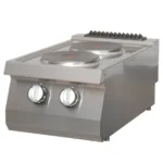 Maxima Gastro Heavy Duty Elektrisch Kochfeld - 2 Brenner - Einzeleinheit - 70 cm Tief - 09395001